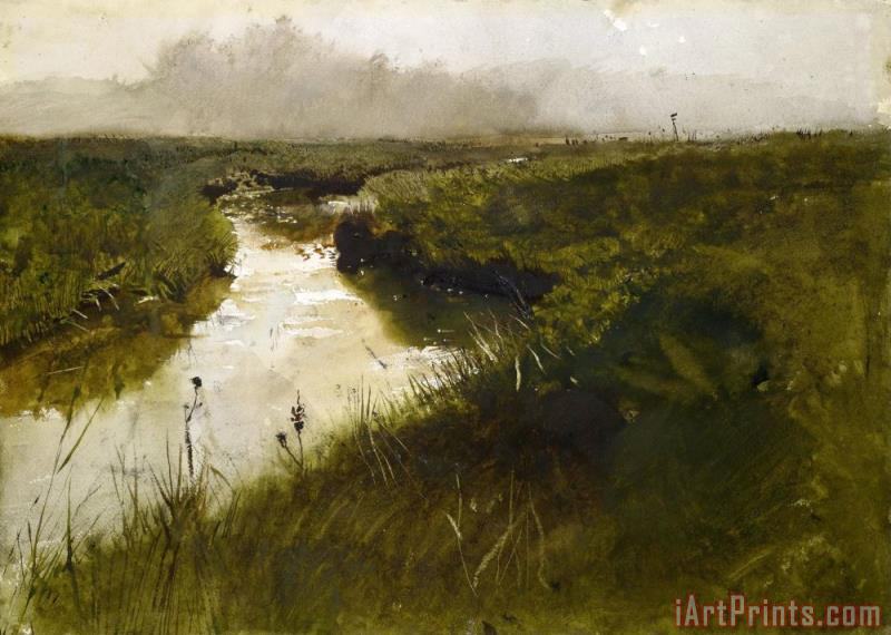 andrew wyeth Wessaweskeag 1962 painting Wessaweskeag 1962 print for sale