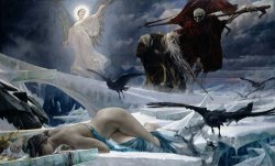 Adolph Hiremy Hirschl Ahasuerus at the End of the World