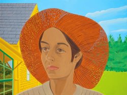 Alex Katz Orange Hat 2, 1973