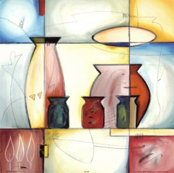 alfred gockel Through a Stained Glass Window I