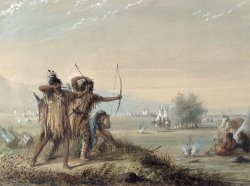 Alfred Jacob Miller Snake Indians Testing Bows