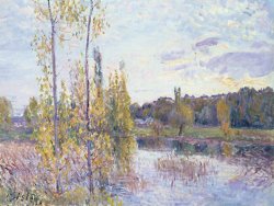 Alfred Sisley The Lake At Chevreuil