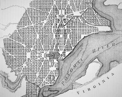 American School Plan Of The City Of Washington As Originally Laid Out In 1793