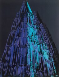 Andy Warhol Cologne Cathedral C 1985 Blue
