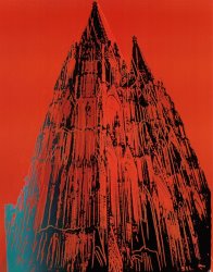 Andy Warhol Cologne Cathedral C 1985 Red
