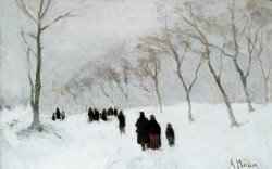 Anton Mauve Snow Storm