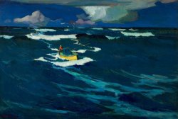 Armin Hansen The Lonesome Salmon Trawler, 1920