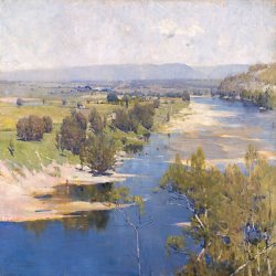 Arthur Streeton The Purple Noon's Transparent Might