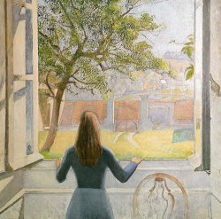 Balthasar Klossowski De Rola Balthus Young Girl at The Window 1957