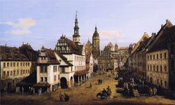 Bernardo Bellotto The Marketplace at Pirna