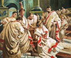 C L Doughty The death of Julius Caesar