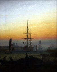 Caspar David Friedrich Greifswald Harbour