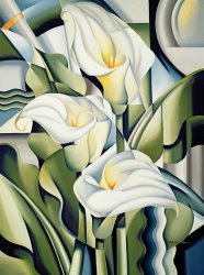 Catherine Abel Cubist lilies