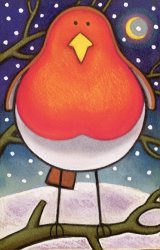 Cathy Baxter Christmas Robin