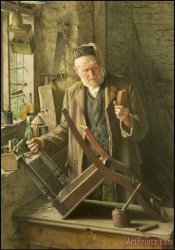 Charles Spencelayh Broken Leg