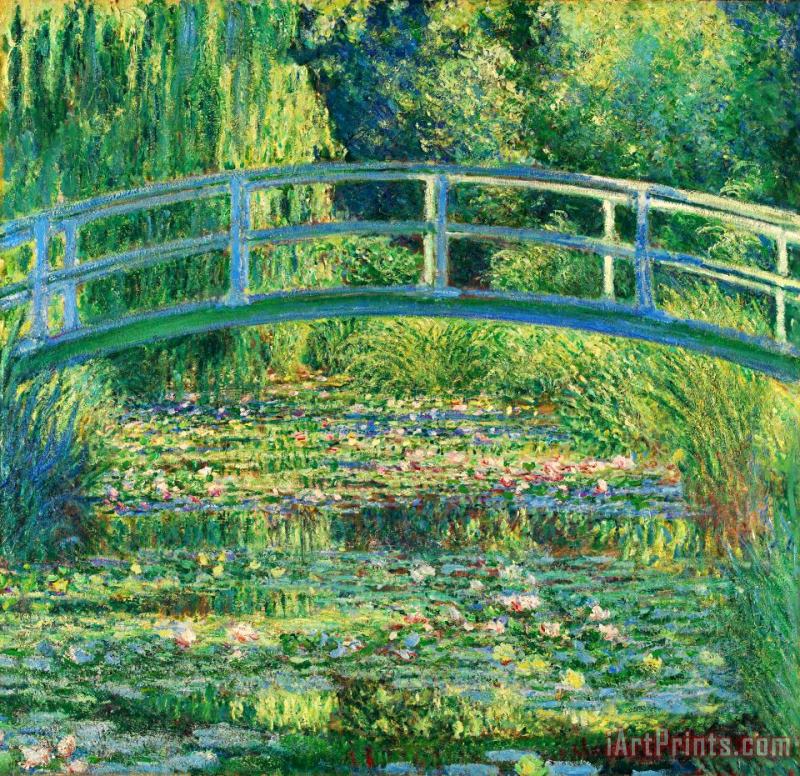 The Waterlily Pond With The Japanese Bridge painting - Claude Monet The Waterlily Pond With The Japanese Bridge Art Print