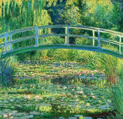 Claude Monet The Waterlily Pond With The Japanese Bridge
