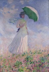 Claude Monet Woman with a Parasol turned to the Right