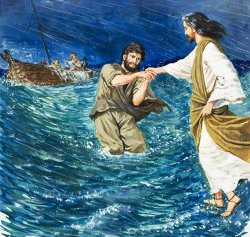 Clive Uptton The Miracles of Jesus Walking on Water