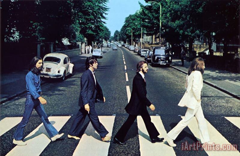 The Beatles Abbey Road III painting - Collection The Beatles Abbey Road III Art Print The Beatles Abbey Road III painting - Collection The Beatles Abbey Road III Art Print