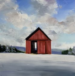 Craig Mooney Red Winter Barn, 2022