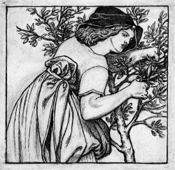 Dante Gabriel Rossetti King Rene's Honeymoon