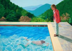 David Hockney Portrait of an Artist Pool with Two Figures