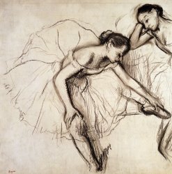 Edgar Degas Two Dancers Resting