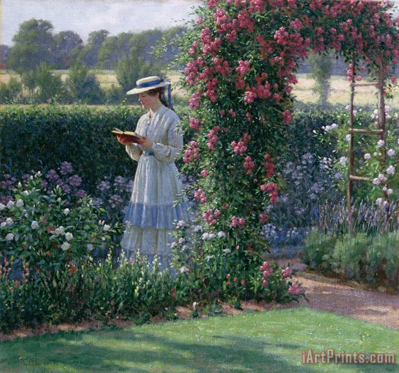 Sweet Solitude painting - Edmund Blair Leighton Sweet Solitude Art Print