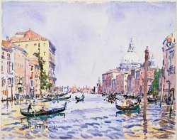 Edward Darley Boit Venice Afternoon on The Grand Canal