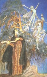 Eleanor Fortescue Brickdale Prospero And Ariel
