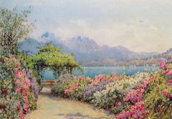 Ernest Arthur Rowe Lake Como from the Villa Carlotta