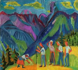 Ernst Ludwig Kirchner Bergheuer, Heuer Auf Der Alp, 1921