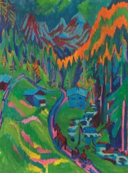 Ernst Ludwig Kirchner Sertigweg Im Sommer; Fehmarnkuste Mit Grunem Himmel, 1924