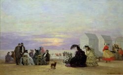 Eugene Louis Boudin Beach Scene