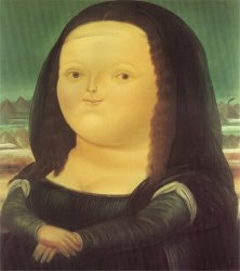 fernando botero Mona Lisa