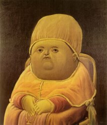 fernando botero Pope Leo X After Raphael