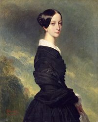 Franz Xaver Winterhalter Portrait of Francisca Caroline de Braganca