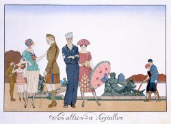Georges Barbier The Allies In Versailles