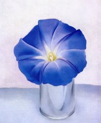 Georgia O'keeffe Blue Morning Glory