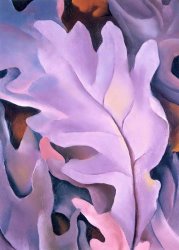Georgia O'keeffe Purple Leaves