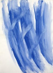 Georgia O'keeffe Untitled (abstraction Blue Lines Ii), 1970s