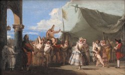 Giovanni Domenico Tiepolo The Triumph of Pulcinella