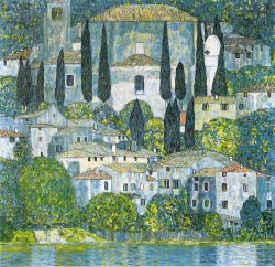 Gustav Klimt Kirche in Cassone