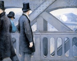 Gustave Caillebotte On The Europe Bridge