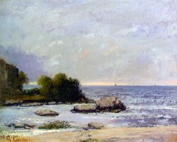 Gustave Courbet Marine De Saint Aubin