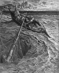 Gustave Dore The Ship Sinks But The Mariner Is Rescued By The Pilot And Hermit