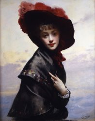 Gustave Jean Jacquet The Coquette