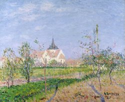Gustave Loiseau The Church At Vaudreuil