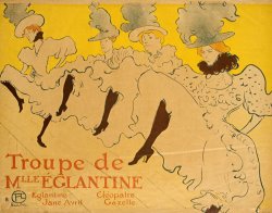 Henri de Toulouse-Lautrec The Troupe of Mlle Eglantine